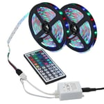 LED-ljusremsa RGB-set 10 meter 44 knappar fjärrkontroll Färgglad Marquee-set