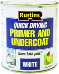 RUSTINS WHPU1000 1L Quick Dry Primer/Undercoat - White