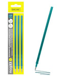 ONLINE 3x recharge pour stylo gel effaçable, compatible avec Legami, couleur turquoise, pointe moyenne 0,7 mm, encre gel thermosensible, rechargeable