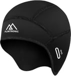 flintronic Bonnet de Cyclisme, Hiver Cyclisme Bonnet sous Casque Coupe-Vent avec Couvre Oreilles et Trou Lunettes, Chaud Coupe-Vent Cyclisme Course Bonnet Chapeaux sous Casques Polaire