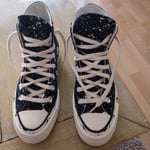 Baskets montantes enfant Converse  Tennis montantes noires er blanc