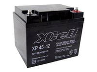 Xcell Xp 45 - 12 Xp4512 Blybatteri 12 V 45 Ah Blyfilt (B X H X D) 197 X 170 X 165 Mm M6-Skruvanslutning Underhållsfritt, Vds-Certifiering