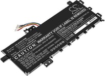 Kompatibelt med Asus VivoBook 14 X412FA-EK315R, 7.6V, 4100 mAh