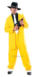 1920S DLX ZOOT SUIT YELLOW MED