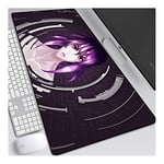 ITBT Ghost in The Shell Speed Gaming Mouse Pad,XXL Anime Mouse Mat,800x300mm, Extra Large Mousepad with Non-Slip Rubber Base,3mm Stitched Edges,for Computer PC,D