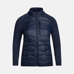 W Helium Down Hybrid Jacket: M Blue Shadow