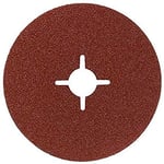 Bosch 2609256248 Fibre Sanding Disc Set for Angle Grinder Clamped for Wood and Metal 115mm Disc 22mm Bore 36 Grit 60 Grit 100 Grit (4 Pieces Each)