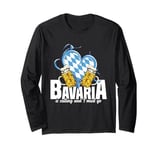 Bavaria Is Calling Party Souvenirs Beer Bavarian Trachten Long Sleeve T-Shirt