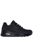 Skechers Uno Kat Neato Trainer, Black, Size 7, Women