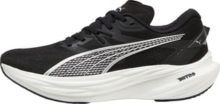 Puma Deviate Nitro 3 Mens Running Shoes Black Cushioned Carbon Comfort Trainers