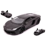 [FR] Welly LAMBORGHINI AVENTADOR LP 700-4 MATT BLACK 1:24 - WE24033BK