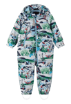 Reima Tec Toppila printed parkdress - green clay