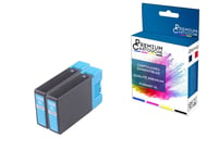 PREMIUM CARTOUCHE - 2 Cartouche compatible pour CANON 1500XL Cyan Canon Maxify MB 2000 Series MB 2050 MB 2100 Series MB 2150 MB 2155 MB 2300 Series M