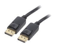 Cable DisplayPort 1.2 male des deux cotes 1m noir