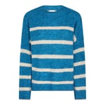 Cozycc Stripe Turtleneck - New Blue