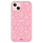 Personalaizer Coque pour iPhone 13 - Hello Kitty Patron Sobre Rosa