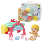 Cicciobello Amicicci, Bébé avec Coffret Nursery et accessoires, Différents modèles Filles ou Garçons disponibles, Jouet pour enfants dès 3 ans, GIOCHI PREZIOSI, CC014