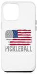 iPhone 12 Pro Max Pickleball American Flag July 4 Independence Day Case