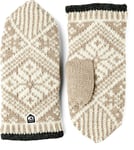 Hestra Nordic Wool Mitt Beige/Offwhite, 10