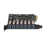 Pcie To Usb 3.0 Expansion Card 5Gbps High Speed 4A Power Supply Via Chip P Part