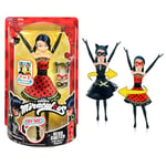 Bandai - Miraculous - Poupée Ladybug Transformation - Poupée 26 cm Qui se transforme en Lady Noire et Bug Noire - Jouet Miraculous - Poupée articulée avec 2 Tenues - Jouet Enfant 4 Ans et + - P50414