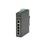 Black box BLACK BOX LBH3000 SERIES FAST ETHERNET (100-MBPS) EXTREME TEMPERATURE SWITCH - (5) 10/100-MBPS COPPER RJ45, 12-48V DC-POWER (LBH3050A)