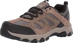 Skechers Men's SELMEN-ENAGO Trail Oxford Hiking Shoe, Tan, 9.5 Extra Wide US