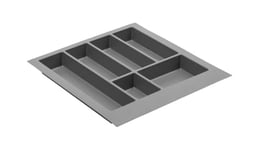 GTV Range-couverts pour tiroirs de placard de cuisine - Anthracite (440 x 472 mm)