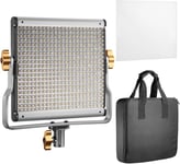 Neewer 480 LED Panneau Lumière Studio Vidéo Eclairage pour Photo, 3200-5600K CRI 96+ Bi-Couleur Intensité Réglable avec Montage U