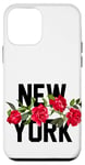 iPhone 12 mini Cool Floral New York City Graphic Design, New York City Case