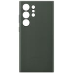 Samsung Galaxy S23 Ultra 5G Leather Case - Green