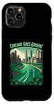 Coque pour iPhone 11 Pro Chicago Goes Green St. Patrick's Day Shamrock Chicago River