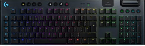 Logitech G915 LIGHTSPEED Wireless Mechanical Gaming Keyboard with low profile G