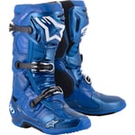 Crosstövlar alpinestars - Tech 10 blå 43 läder