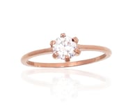 Zirkoni sormus Diamond Sky, Solitaire, 14 karaatin kultaa DS01G844