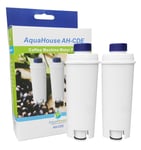 2x Water Filter fits Delonghi Coffee Maker ECAM22.110.B ECAM26.445M ECAM23.450.S