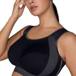 Anita BH Active Extreme Control Plus Sports Bra Svart/Grå F 65 Dame