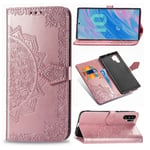 Mandala Samsung Galaxy Note 10 Pro Flip fodral - Rosa guld