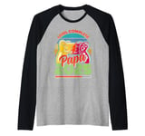 Dad-to-be LEVEL COMPLETE PAPA 2025 Gaming Vintage Raglan Baseball Tee