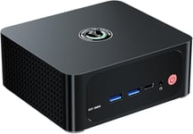 Mini PC Ryzen7 7735HS (jusqu'à 4,75 GHz, 8C/16T), 32 Go de RAM 500D SSD, équipé d'AMD Radeom 680M 12CUs 2200 MHz, écran DP+HDMI+USB4.0 4K, WiFi-6, BT5.2, LAN 2,5G, Mini-Ordinateur S6 Pro.[V2065]