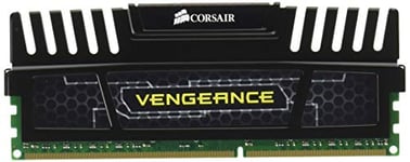 Corsair CMZ16GX3M2A1600C10 Vengeance 16GB (2x8GB) DDR3 1600 Mhz CL10 Mémoire pour ordinateur de bureau performante avec profil XMP. Noir