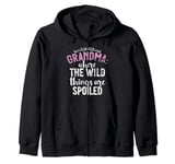 Where the Wild things are spoiled New Grandma Zip Hoodie