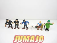 FIG45 lot 6 figurines PVC schleich COMPLET 1985 TINTIN TIM und Struppi 5/6 cm