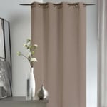 Voilage en Etamine unie (140x250 cm - Taupe)