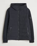 Barbour International Stanley Hooded Quilted Sweat Black