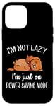 Coque pour iPhone 12 mini Funny Power Saving Ruby Cavalier King Charles Spaniel Lover