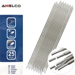 Awelco - Etui de 25 Electrodes Acier 2 x 300 mm Baguette enrobée Soudure toutes positions