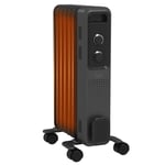 HOMCOM Oil Filled Radiator Portable Space Heater W/ 7 Fin, 3 Heat Settings