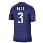 2020-2021 France Home Football Soccer T-Shirt (Patrice Evra 3)