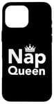 Coque pour iPhone 16 Pro Max Nap Queen, j'aime dormir et reposer mes yeux